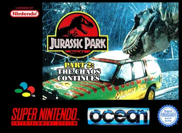 Jurassic Park Part 2 - The Chaos Continues (Europe) (En,Fr,De,It) box cover front